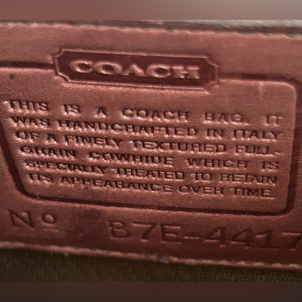 Vintage Coach Madison Collection 90s Made In Italy - Picture 9 of 16